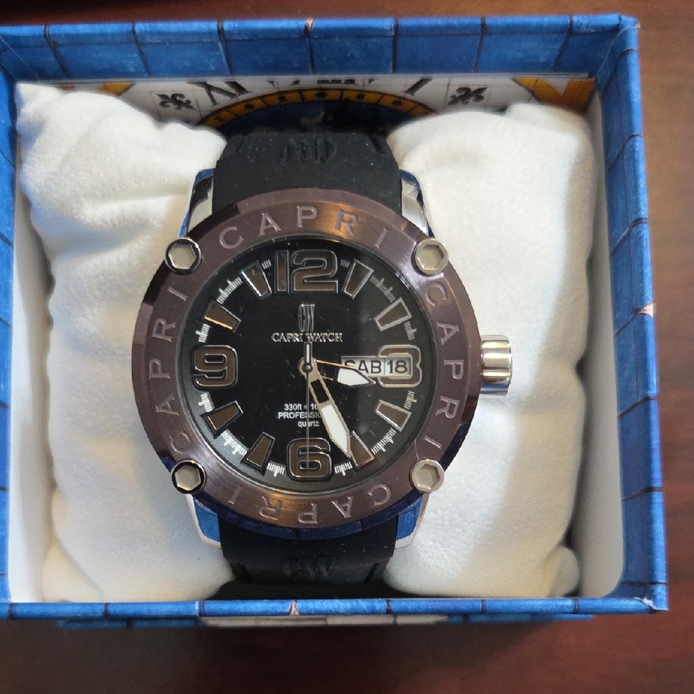 Capri Watch Men's Black Watch